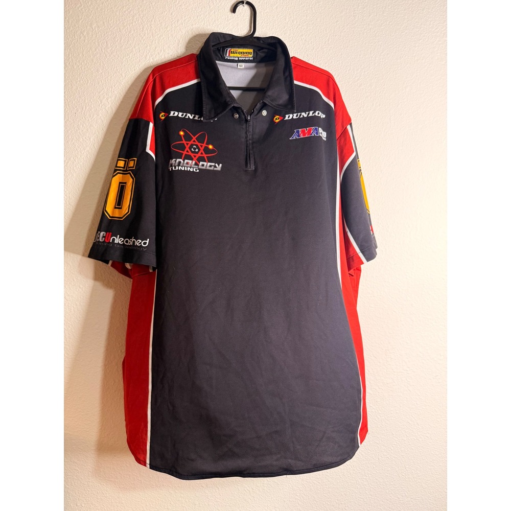 The Winning Team Racing Jersey Shirt 4X Dunlop Nology Tuning Pit Crew Motocross